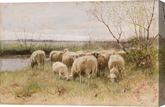 Francois Pieter ter Meulen Sheep Stretched Canvas Painting / Canvas Art
