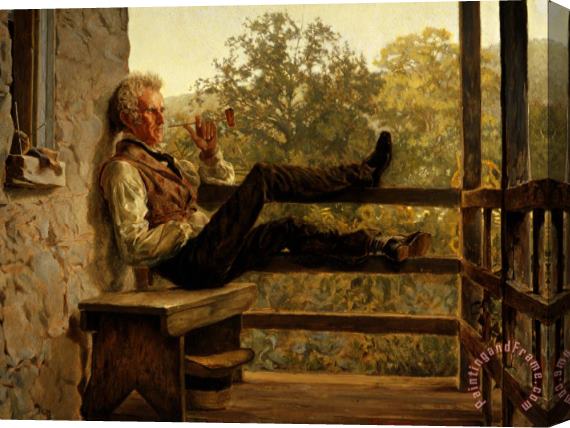 Frank Blackwell Mayer Independence (squire Jack Porter) Stretched Canvas Painting / Canvas Art