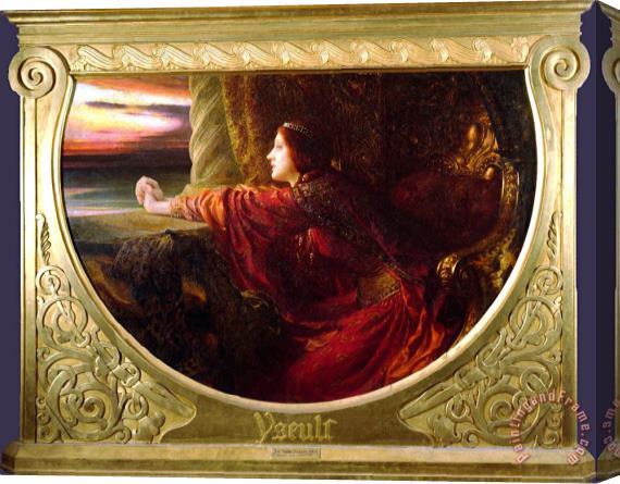 Frank Dicksee Yseult Stretched Canvas Painting / Canvas Art