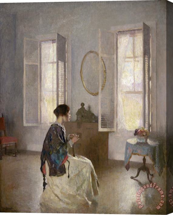 Frank Weston Benson The Open Window Stretched Canvas Painting / Canvas Art