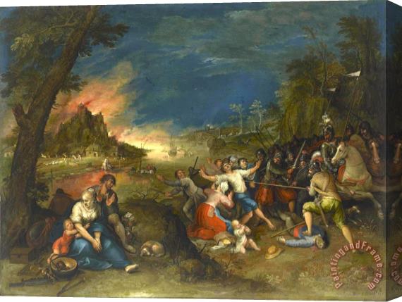 Frans Francken II Allegory of War Stretched Canvas Print / Canvas Art