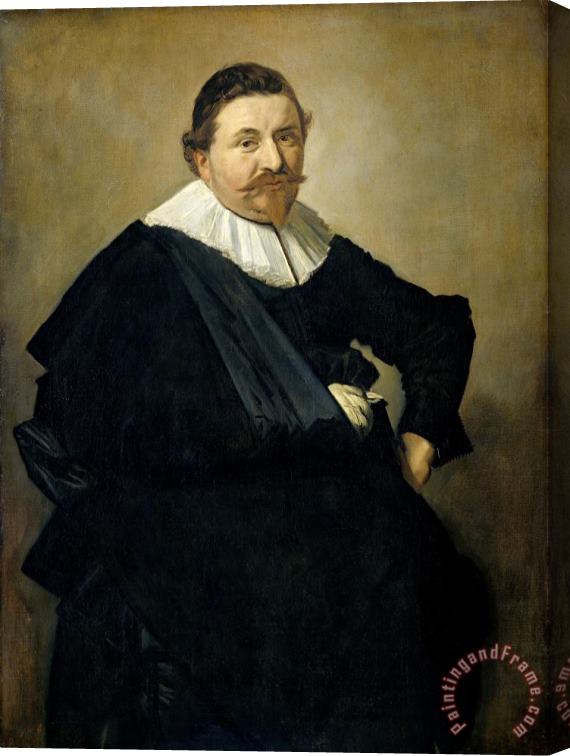 Frans Hals Portrait of Lucas De Clercq Stretched Canvas Print / Canvas Art