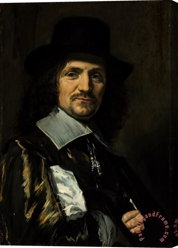Frans Hals Portrait of Painter Jan Asselyn ( ) Stretched Canvas Painting / Canvas Art