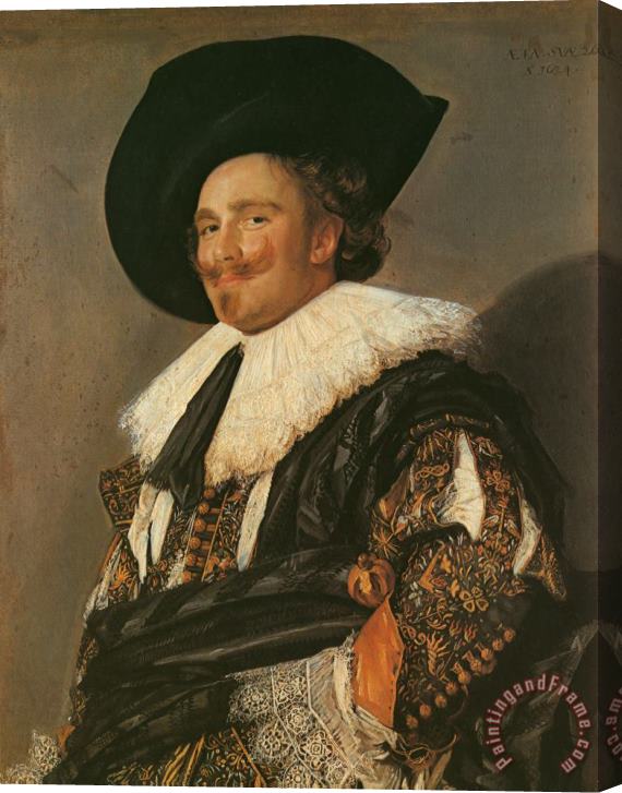 Frans Hals The Laughing Cavalier Stretched Canvas Painting / Canvas Art