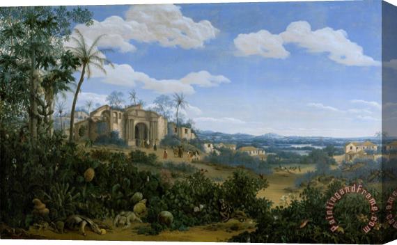 Frans Jansz Post View of Olinda, Brazil Stretched Canvas Painting / Canvas Art