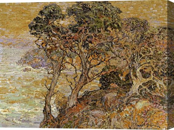 Franz A. Bischoff Point Lobos, Monterey Coast Stretched Canvas Painting / Canvas Art