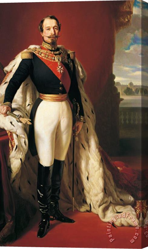 Franz Xaver Winterhalter Portrait Of Napoleon IIi Louis Napoleon Bonaparte Stretched Canvas Painting / Canvas Art