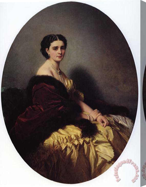 Franz Xavier Winterhalter Madame Sofya Petrovna Naryschkina Stretched Canvas Painting / Canvas Art