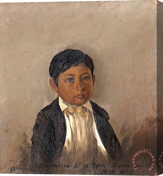 Frederic Edwin Church Colombia, Barranquilla, Portrait of Boy Stretched Canvas Print / Canvas Art