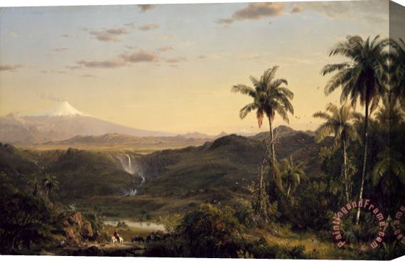 Frederic Edwin Church Cotopaxi Stretched Canvas Print / Canvas Art