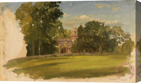 Frederic Edwin Church House in Hudson, New York Stretched Canvas Print / Canvas Art