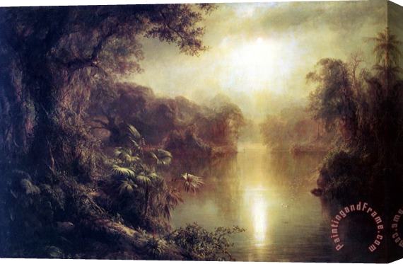 Frederic Edwin Church Morning in The Tropics Stretched Canvas Painting / Canvas Art