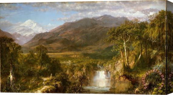 Frederic Edwin Church The Heart of The Andes Stretched Canvas Print / Canvas Art