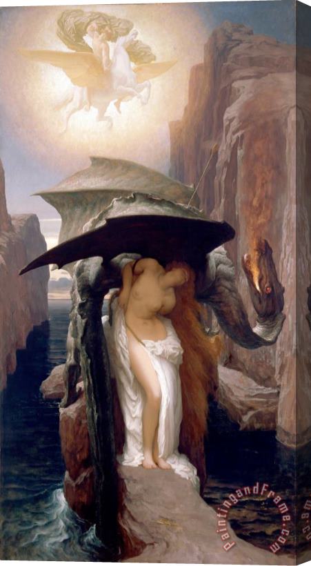 Frederic Leighton Perseus And Andromeda Stretched Canvas Painting / Canvas Art