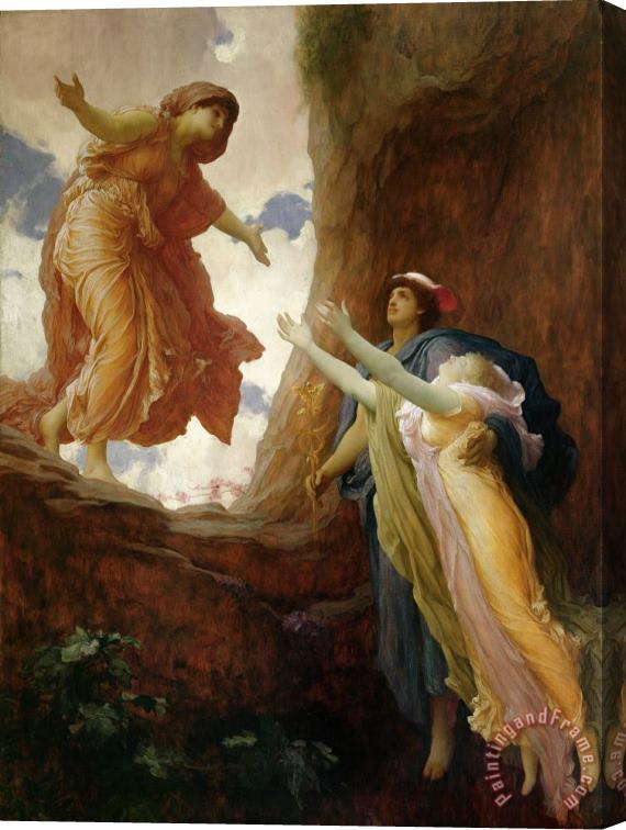 Frederic Leighton The Return of Persephone Stretched Canvas Print / Canvas Art