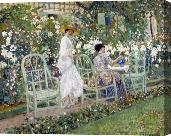 Frederick Carl Frieseke Lilies Stretched Canvas Print / Canvas Art