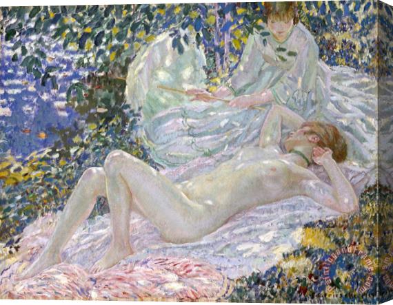 Frederick Carl Frieseke Summer Stretched Canvas Painting / Canvas Art