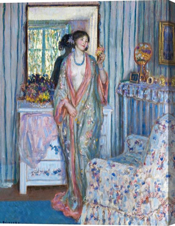 Frederick Carl Frieseke The Robe Stretched Canvas Painting / Canvas Art