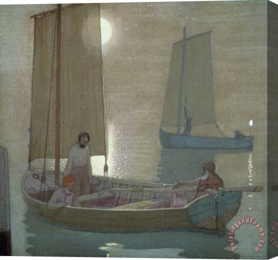 Frederick Cayley Robinson The Three Brothers Stretched Canvas Print / Canvas Art