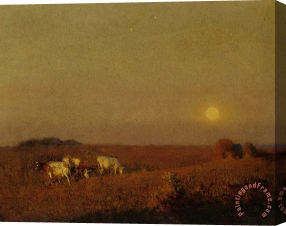 Frederick Hall The Rising Moon Stretched Canvas Print / Canvas Art