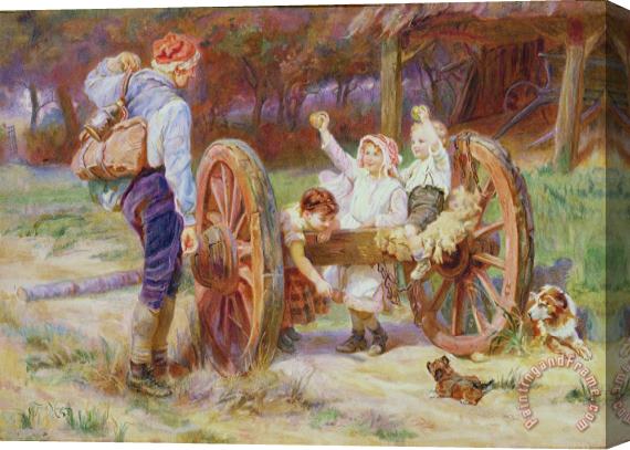 Frederick Morgan Happy as the Days are Long Stretched Canvas Painting / Canvas Art