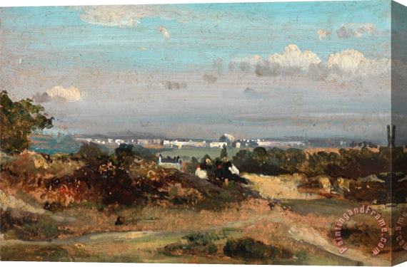 Frederick W. Watts A View in Suffolk Stretched Canvas Painting / Canvas Art
