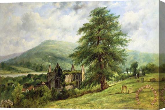 Frederick Waters Watts Tintern Abbey Stretched Canvas Print / Canvas Art