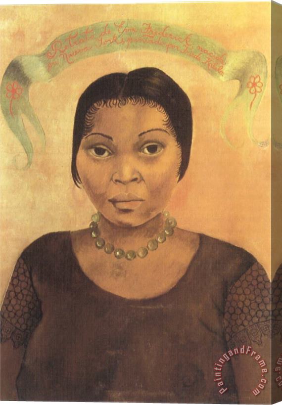 Frida Kahlo Portrait of Eva Frederick 1931 Stretched Canvas Print / Canvas Art