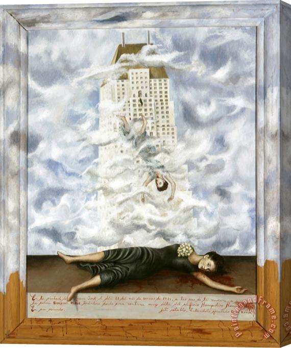 Frida Kahlo The Suicide of Dorothy Hale 1938 Stretched Canvas Print / Canvas Art