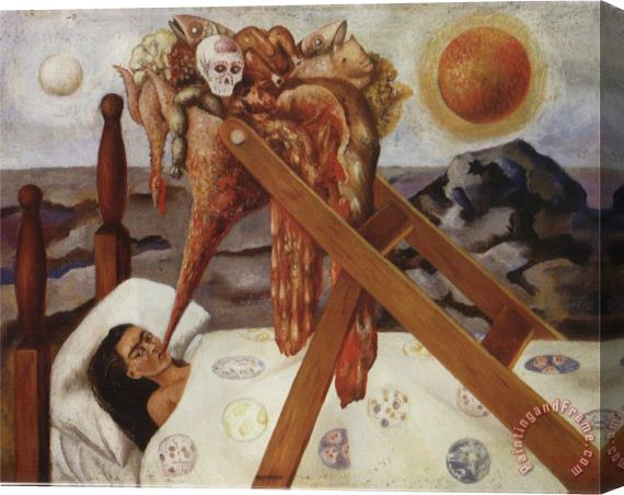 Frida Kahlo Without Hope 1945 Stretched Canvas Print / Canvas Art