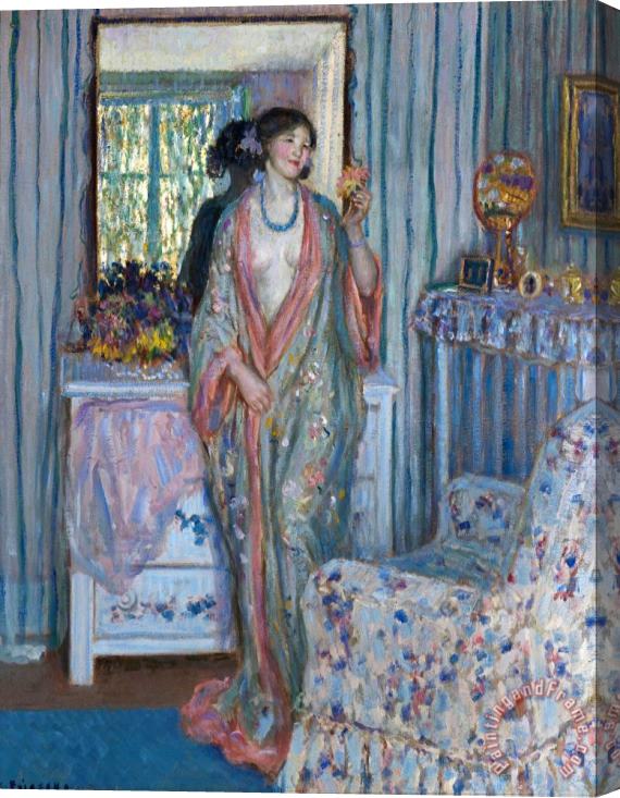 Frieseke, Frederick Carl The Robe Stretched Canvas Painting / Canvas Art