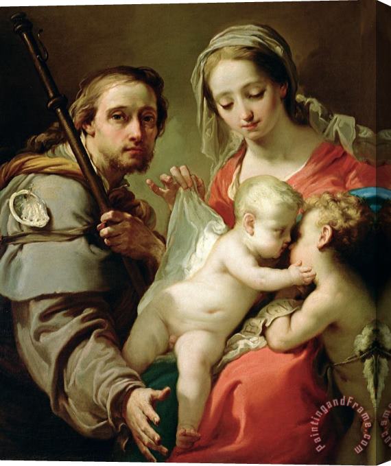 Gaetano Gandolfi Madonna and Child Stretched Canvas Painting / Canvas Art