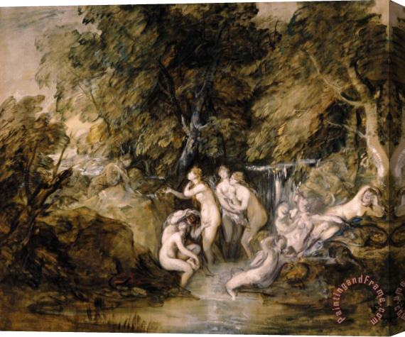 Gainsborough, Thomas Diana And Actaeon Stretched Canvas Painting / Canvas Art