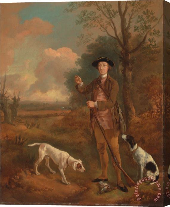 Gainsborough, Thomas Major John Dade, of Tannington, Suffolk Stretched Canvas Print / Canvas Art