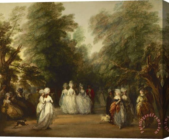 Gainsborough, Thomas The Mall in St. James's Park Stretched Canvas Print / Canvas Art