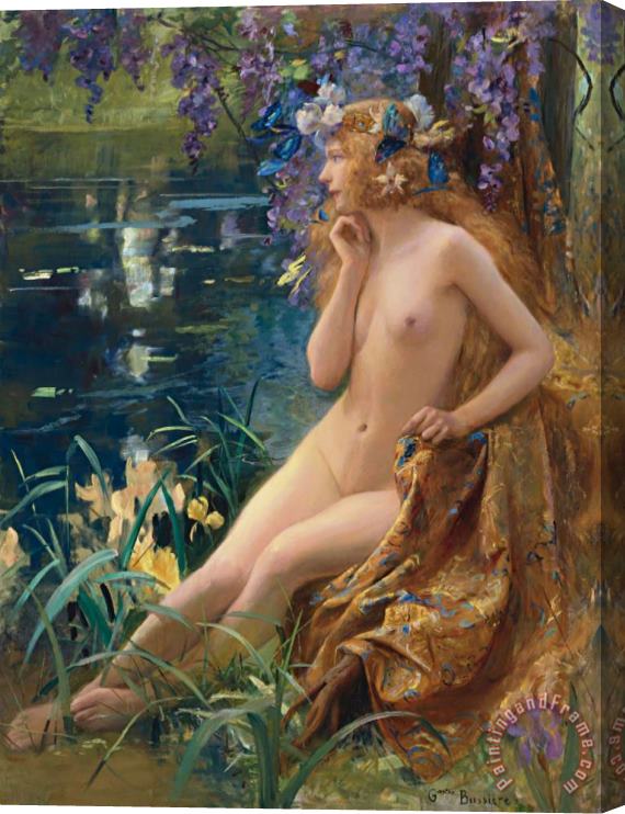 Gaston Bussiere Juventa Stretched Canvas Painting / Canvas Art
