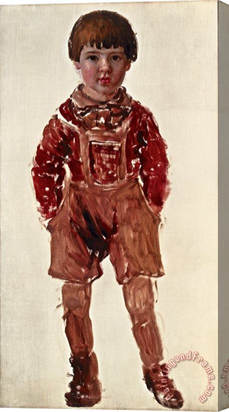 Gavriil Nikitich Gorelov Portrait of a Boy Stretched Canvas Painting / Canvas Art