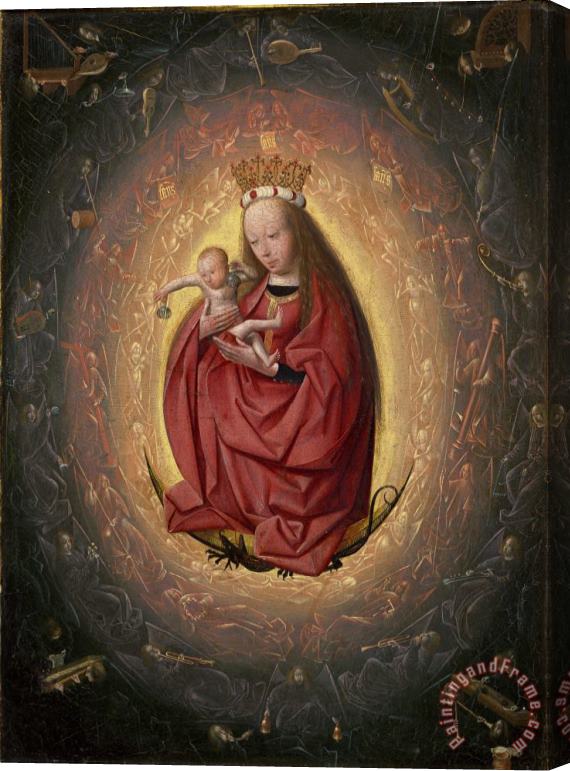 Geertgen Tot sint Jans The Glorification of The Virgin Stretched Canvas Painting / Canvas Art