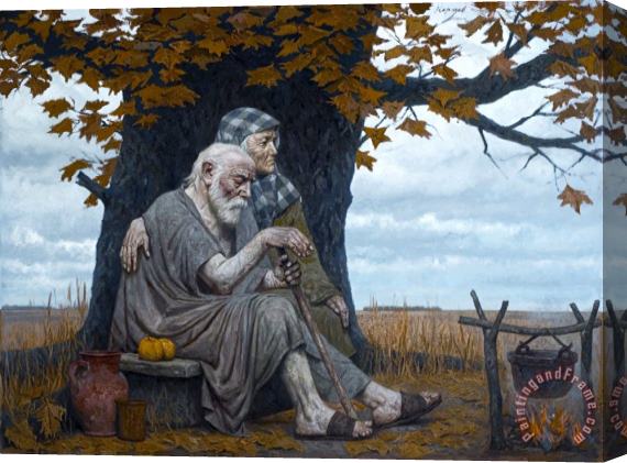 Gely Korzhev Autumn of The Ancestors Stretched Canvas Print / Canvas Art