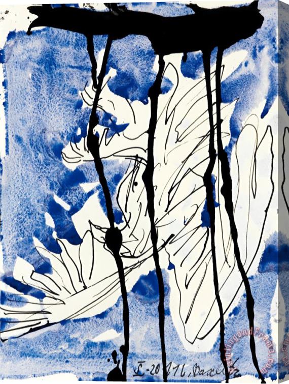 Georg Baselitz Sans Titre (aigle) Stretched Canvas Print / Canvas Art