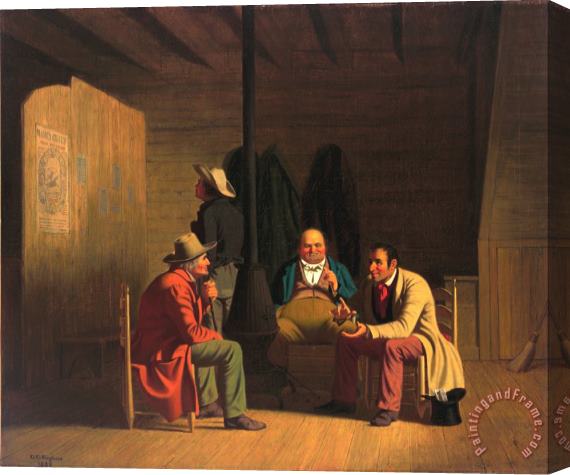 George Caleb Bingham Country Politician Stretched Canvas Print / Canvas Art