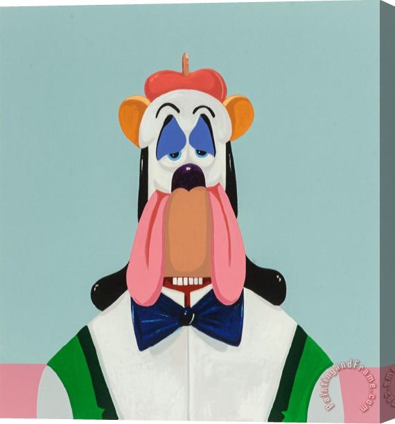 George Condo Droopy Dog Abstraction, 2017 Stretched Canvas Print / Canvas Art