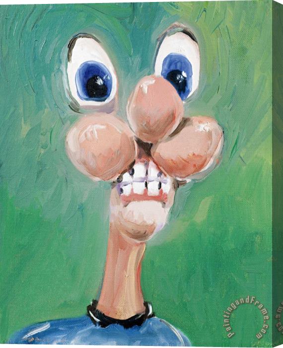 George Condo Face Stretched Canvas Print / Canvas Art
