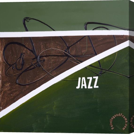 George Condo Jazz Angles Stretched Canvas Print / Canvas Art