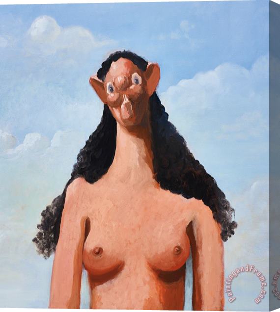 George Condo The Girl From Ipanema, 2000 Stretched Canvas Print / Canvas Art