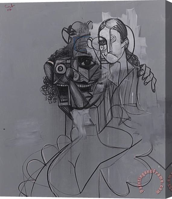 George Condo The Housekeeper's Diary, 2007 Stretched Canvas Painting / Canvas Art