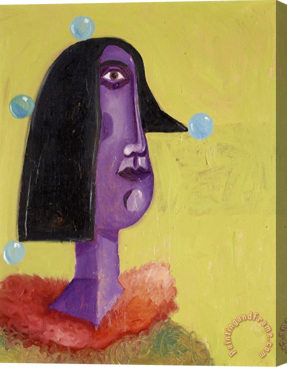 George Condo Untitled, 1991 Stretched Canvas Painting / Canvas Art