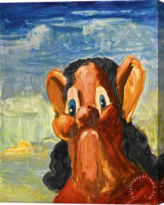 George Condo Untitled, 2000 Stretched Canvas Print / Canvas Art