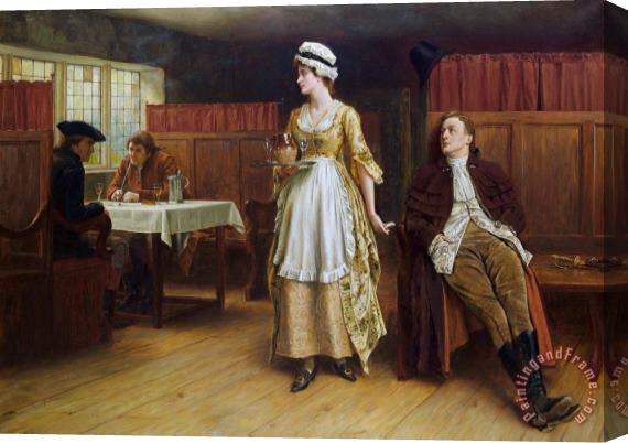 George Goodwin Kilburne Forewarned Is Forearmed Stretched Canvas Painting / Canvas Art