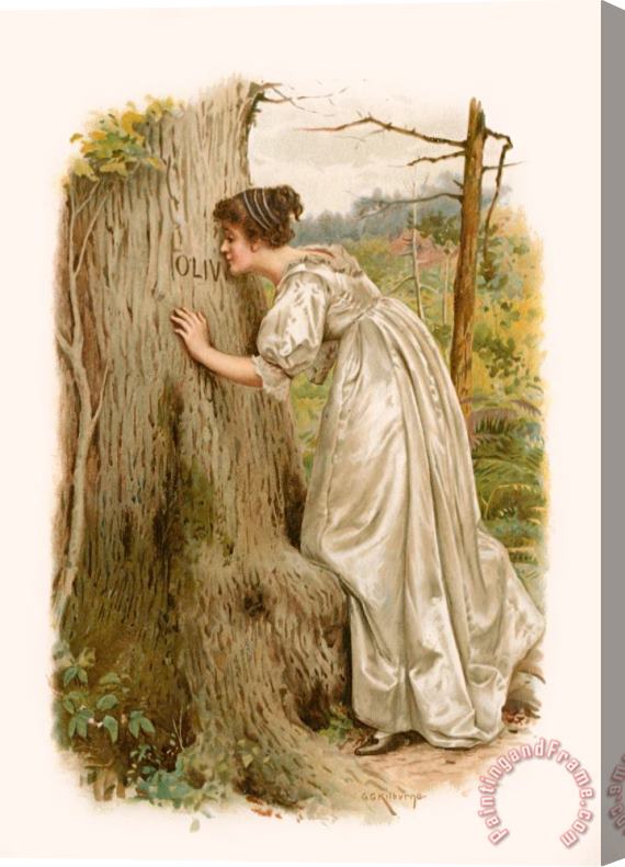 George Goodwin Kilburne Tennyson S Olivia Stretched Canvas Painting / Canvas Art